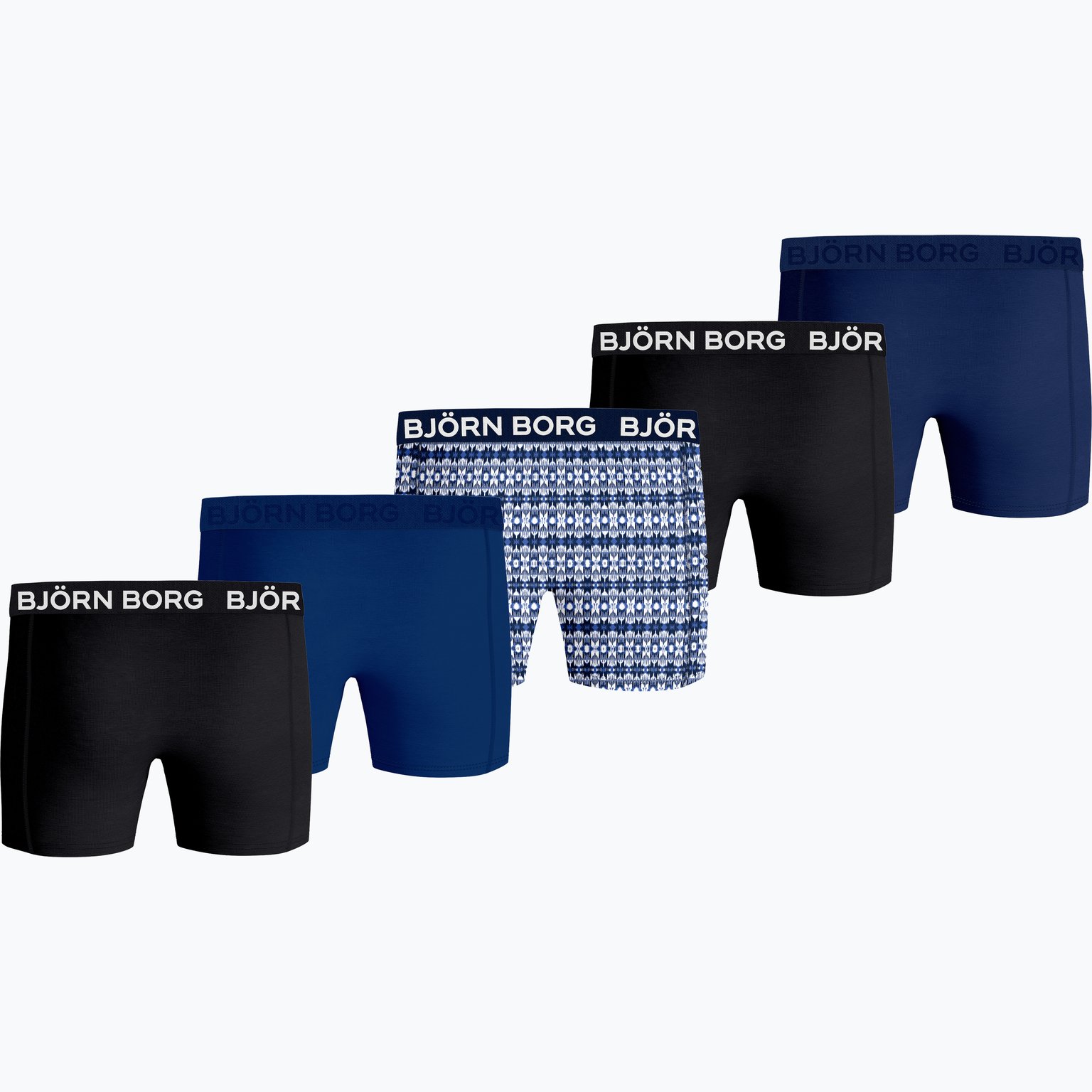 Björn Borg Cotton Stretch 5-pack kalsonger Flerfärgad