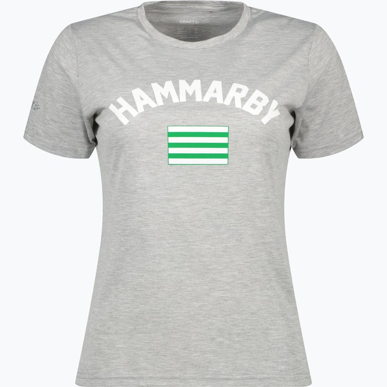 Hammarby  FLAG T-SHIRT W Grå