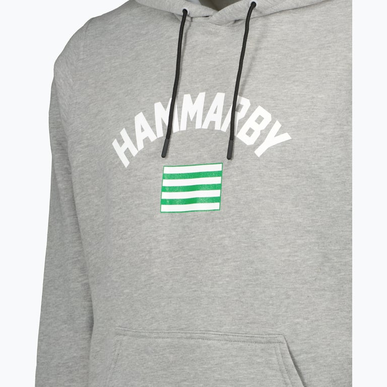 Hammarby FLAG HOODIE M Grå