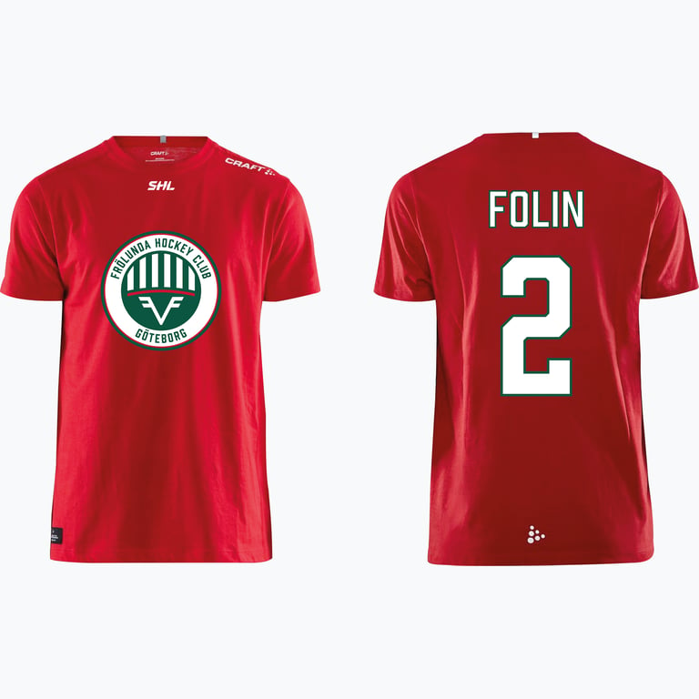 Frölunda Hockey PLAYERS T-SHIRT M Röd