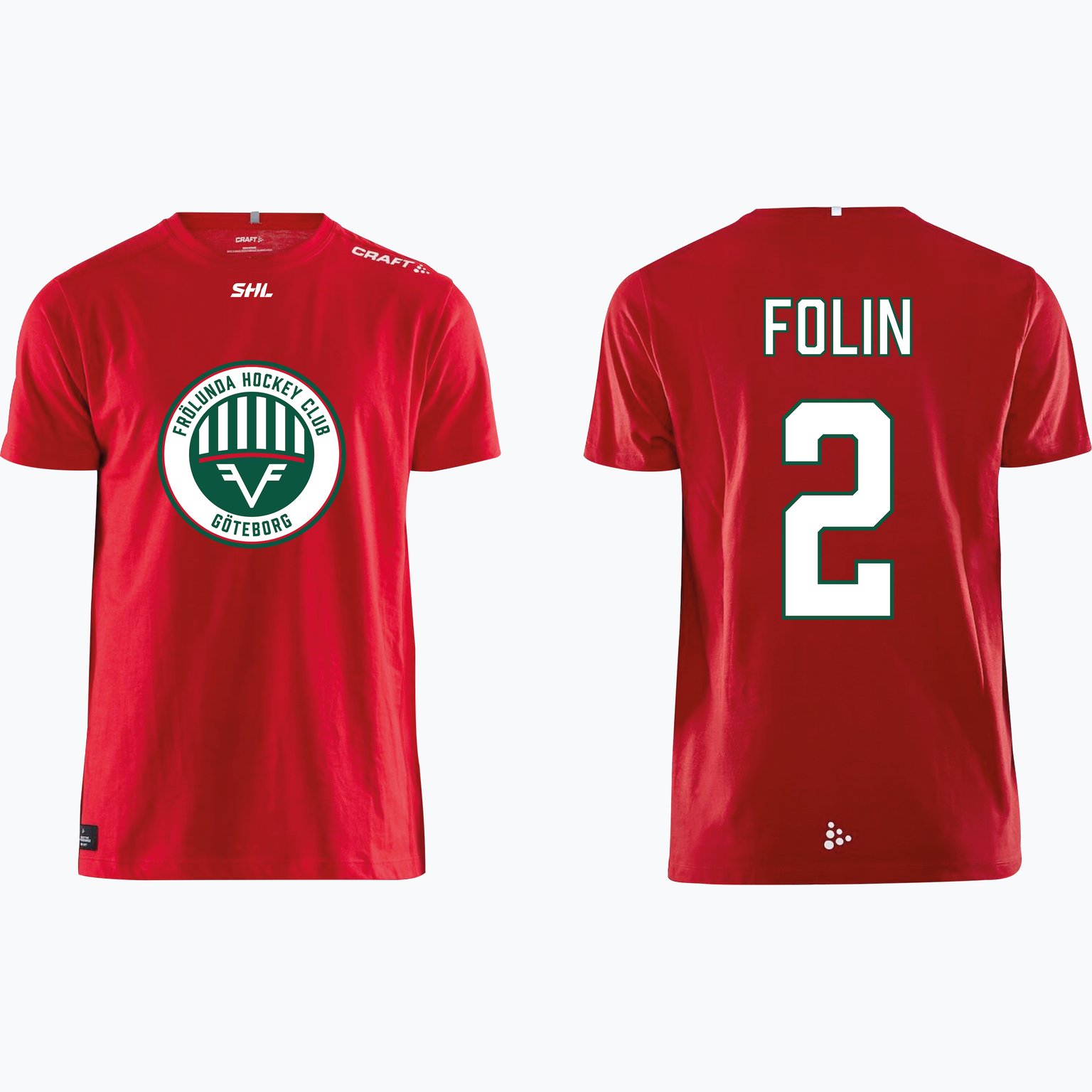 Frölunda Hockey PLAYERS T-SHIRT JR Röd