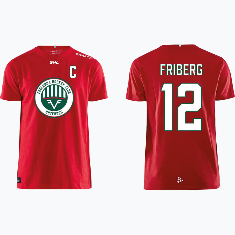 Frölunda Hockey PLAYERS T-SHIRT JR Röd