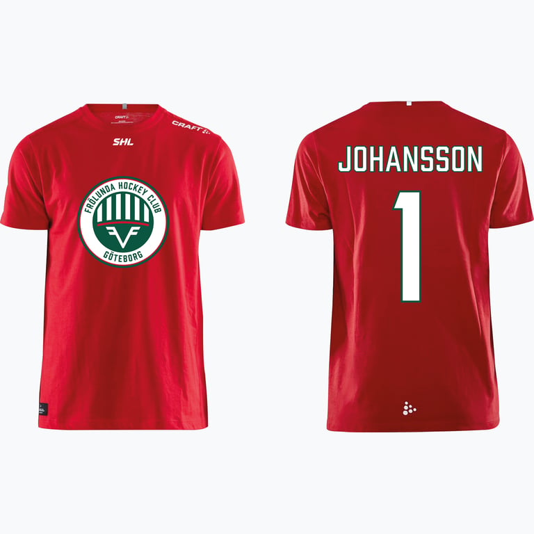 Frölunda Hockey PLAYERS T-SHIRT JR Röd