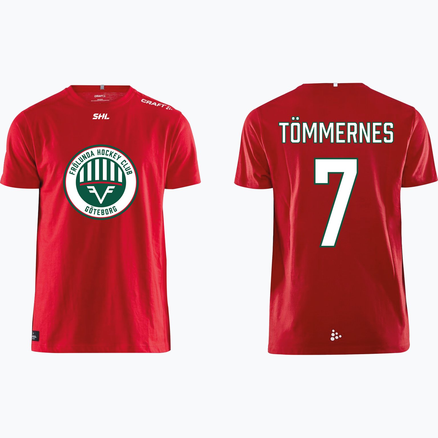 Frölunda Hockey PLAYERS T-SHIRT JR Röd