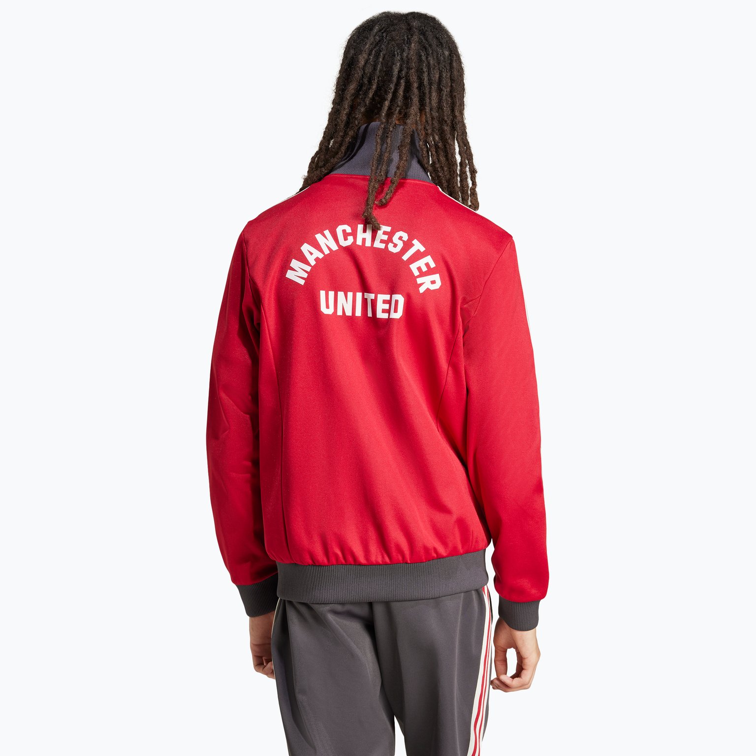 adidas Originals Manchester United Originals M träningsjacka Röd