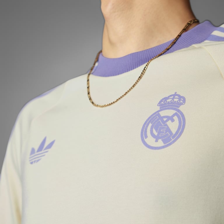 adidas Originals Real Madrid Originals 3-stripes M t-shirt  Vit