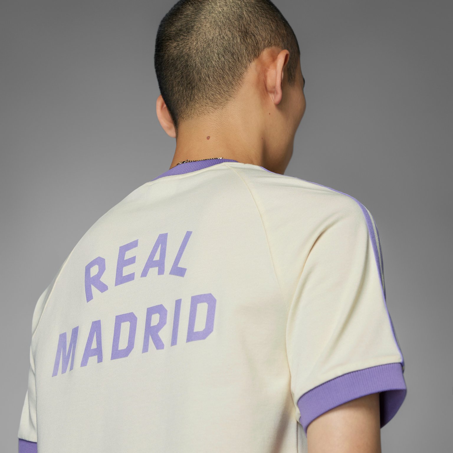 adidas Originals Real Madrid Originals 3-stripes M t-shirt  Vit