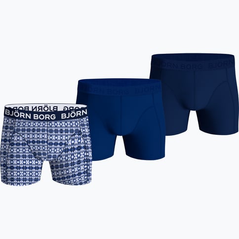 Björn Borg Core Boxer 3-pack JR kalsonger Blå