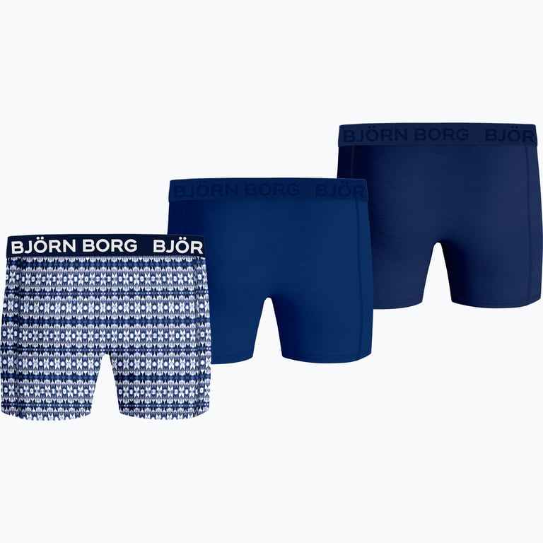 Björn Borg Core Boxer 3-pack JR kalsonger Blå