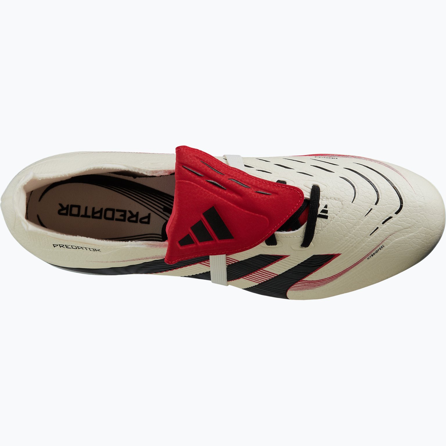 adidas Predator League Fold Over FG fotbollsskor Vit