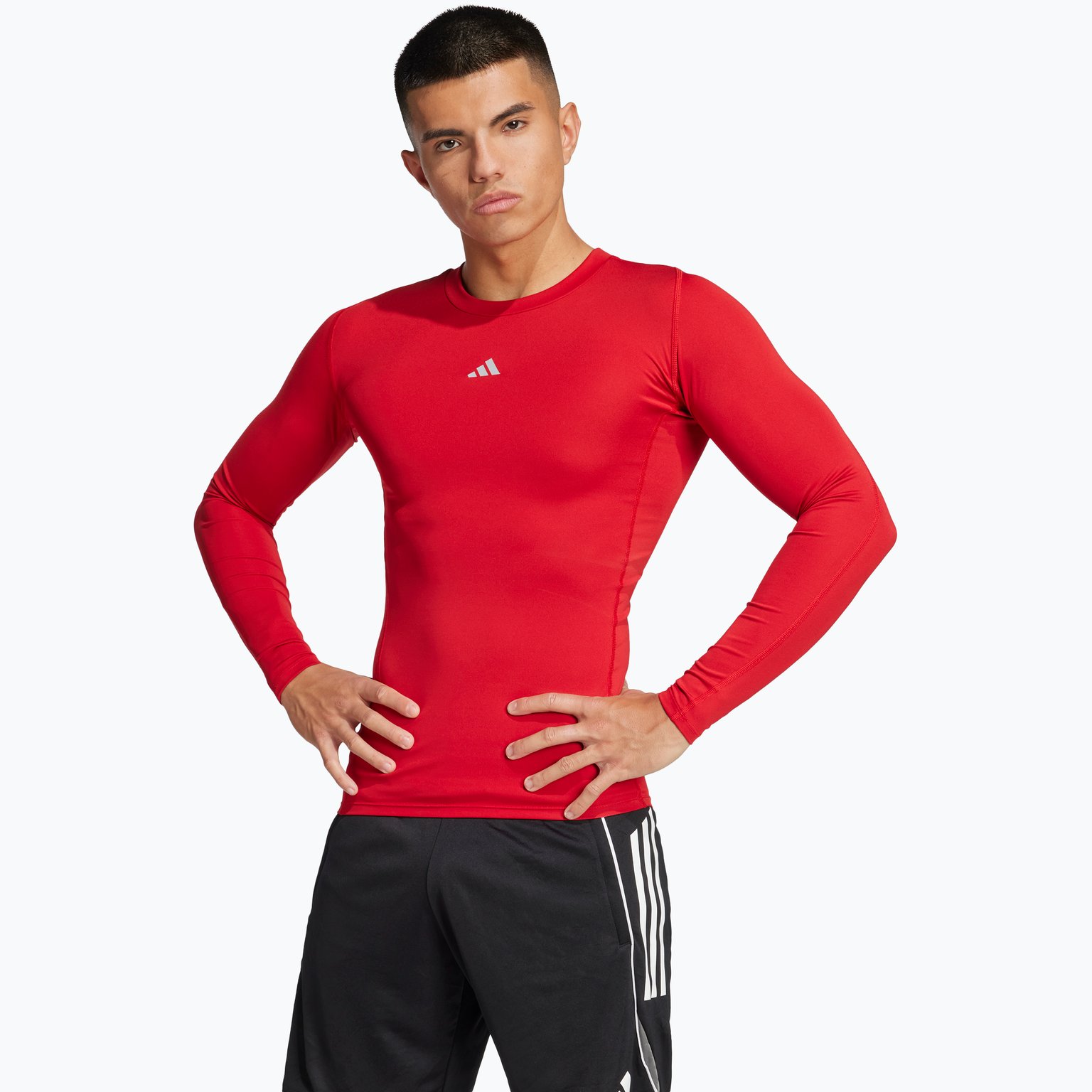 adidas Techfit LS M träningströja Röd