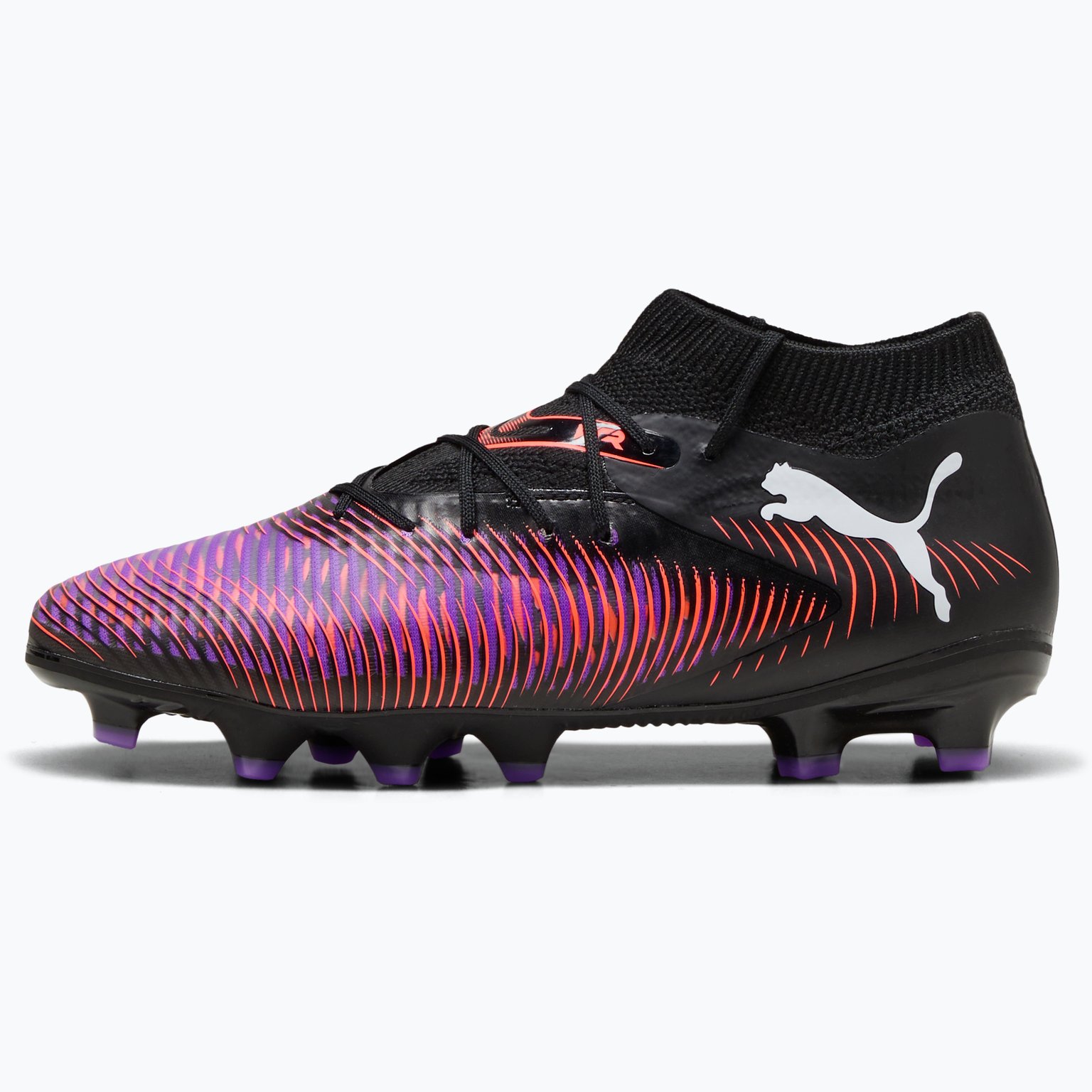 Puma Future 8 Pro FG/AG JR fotbollsskor Svart