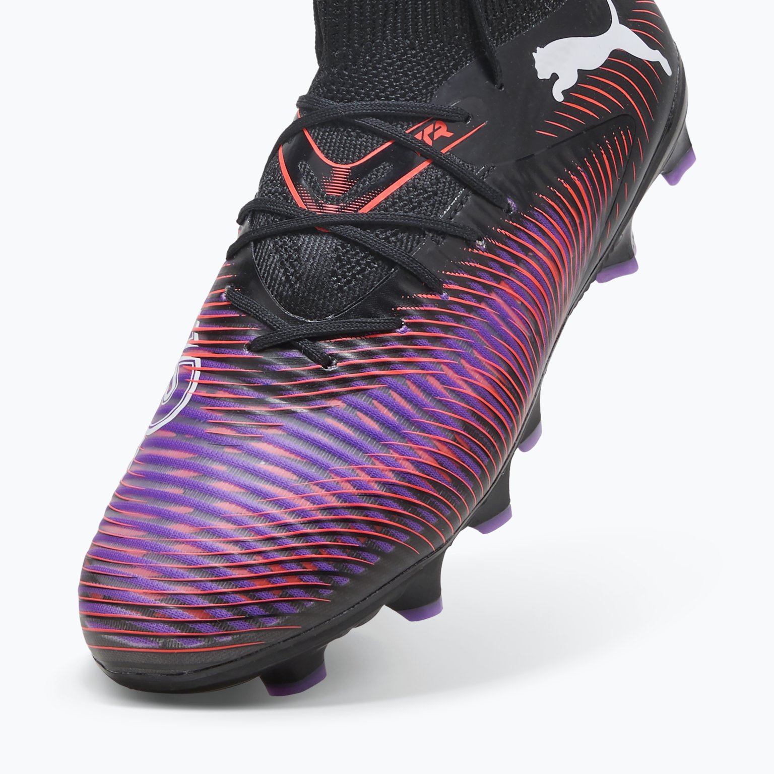 Puma Future 8 Pro FG/AG JR fotbollsskor Svart