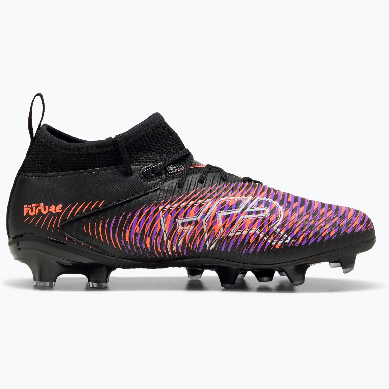 Puma Future 8 Match FG/AG JR fotbollsskor Svart