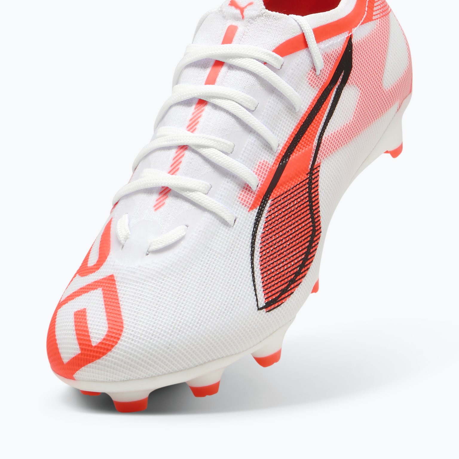 Puma Ultra 5 Pro FG/AG JR fotbollsskor Vit