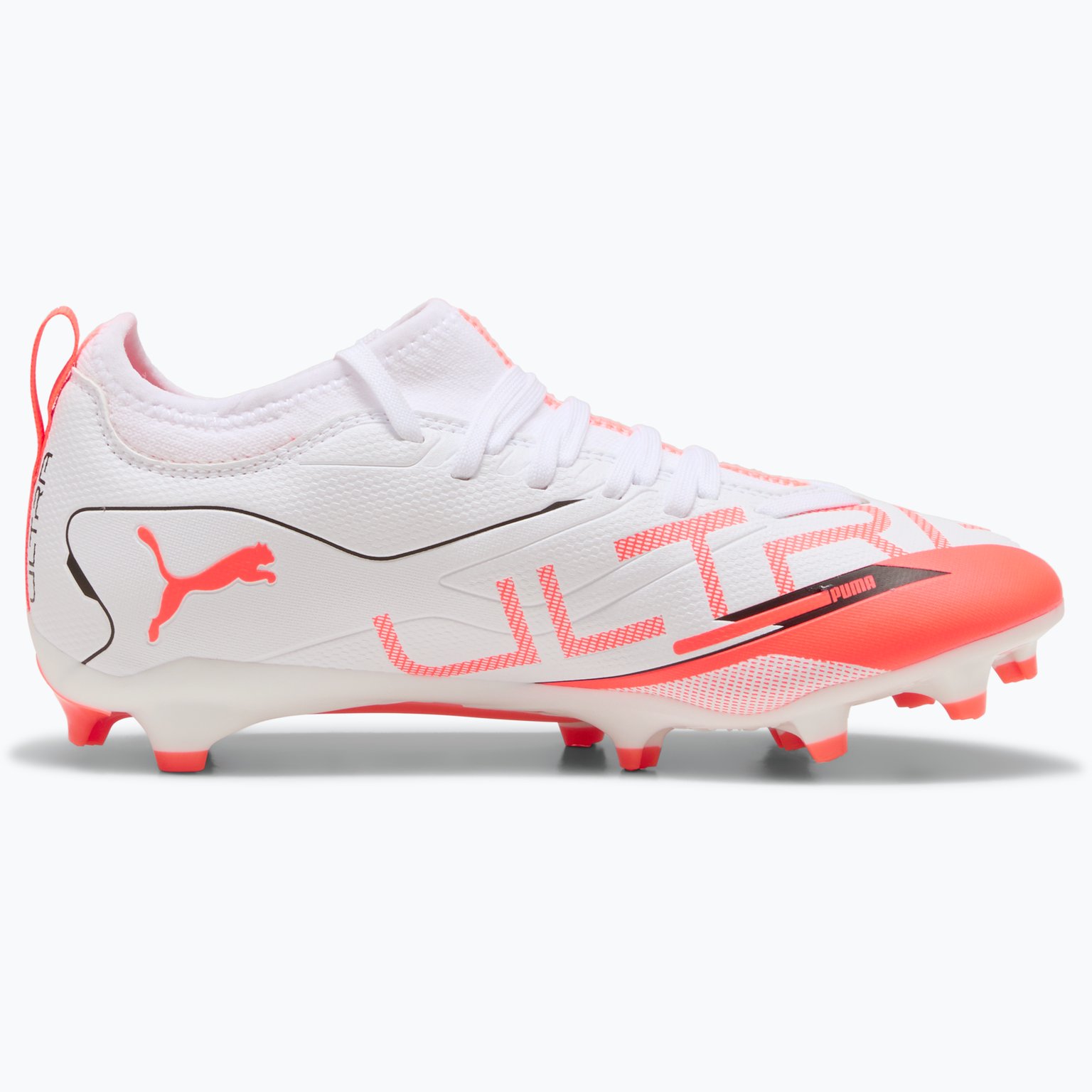 Puma Ultra 5 Match FG/AG JR fotbollsskor Vit