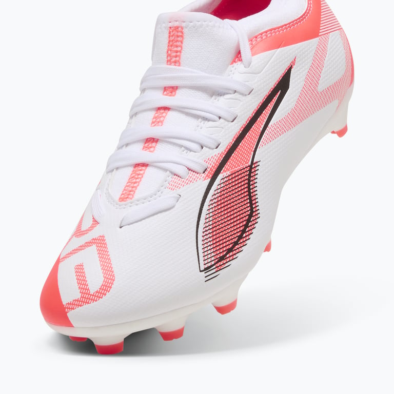 Puma Ultra 5 Match FG/AG JR fotbollsskor Vit