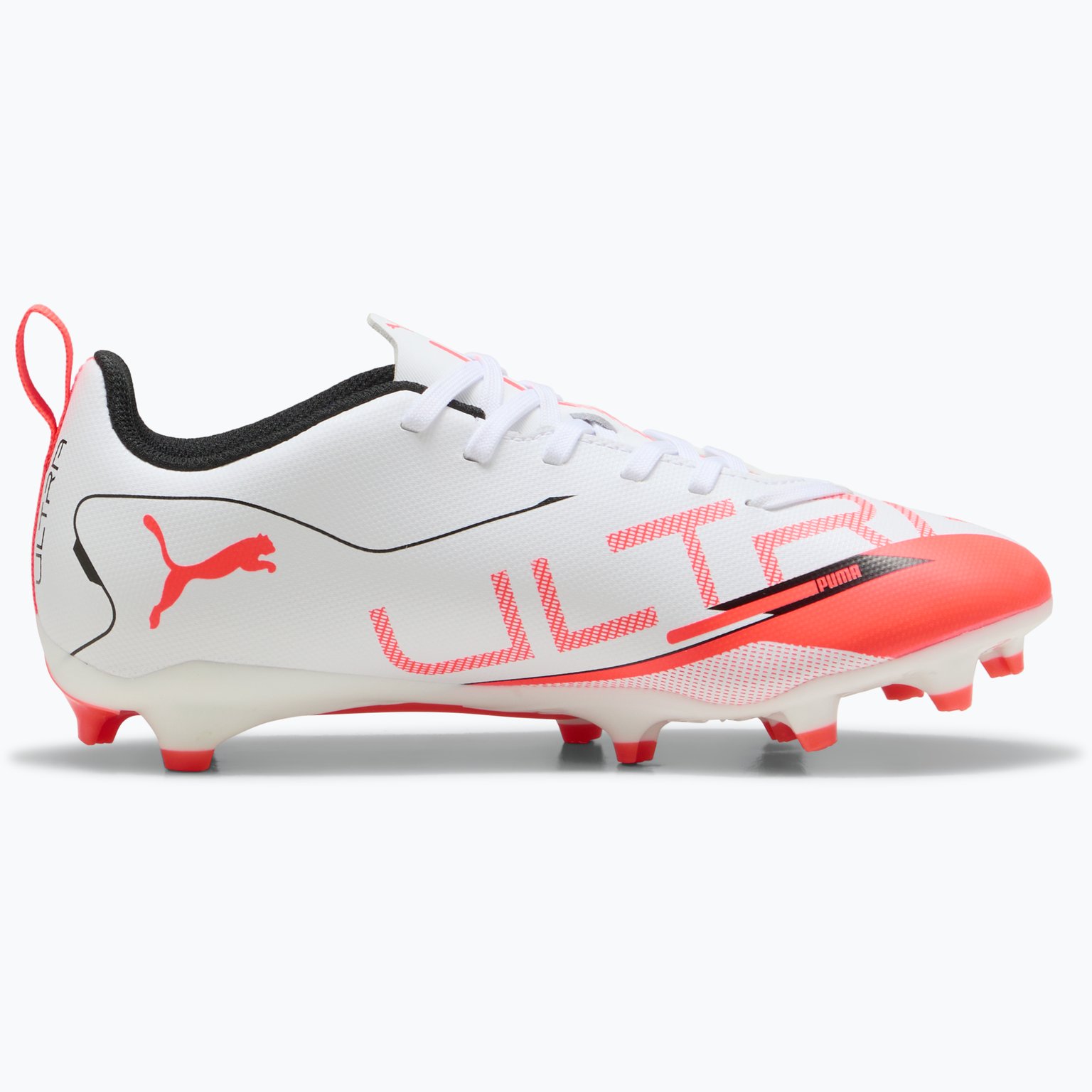 Puma Ultra 5 Play FG/AG JR fotbollsskor Vit