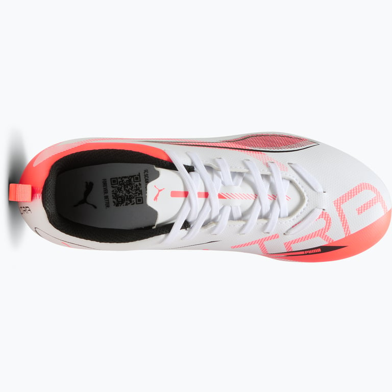 Puma Ultra 5 Play FG/AG JR fotbollsskor Vit