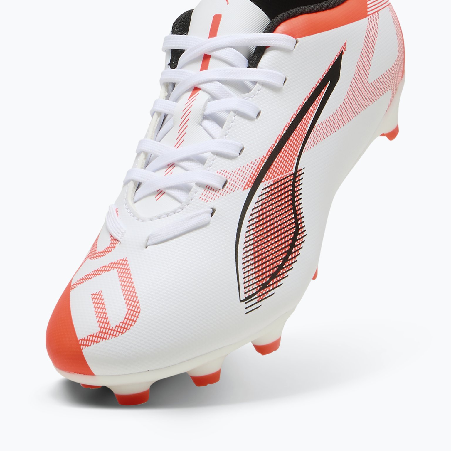 Puma Ultra 5 Play FG/AG JR fotbollsskor Vit