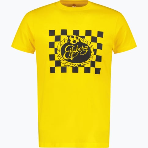 IF ELFSBORG RUTIG T-SHIRT SR Gul