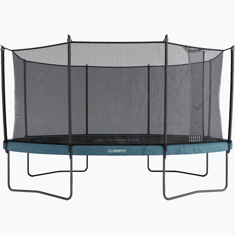 North Trampoline Pioneer Oval 500 + Safety Net trampolinpaket Blå