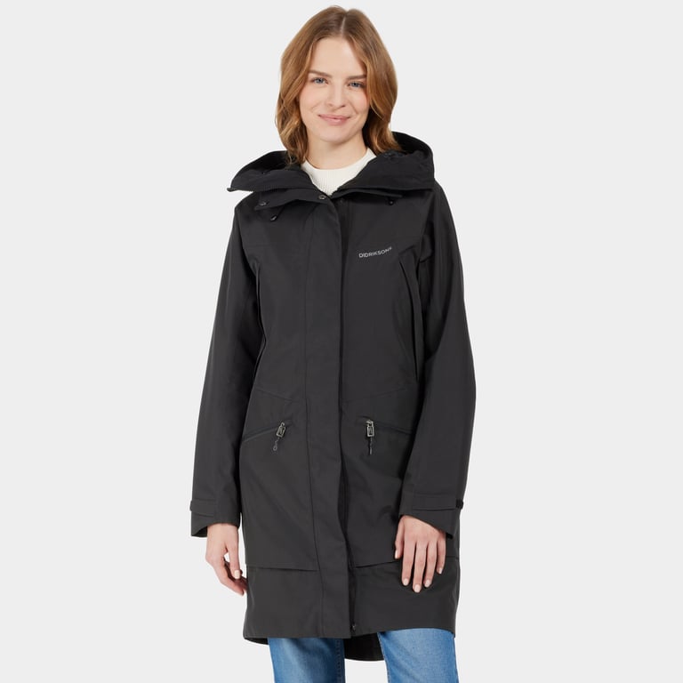 Didriksons Ilma Parka 8 W skaljacka Svart