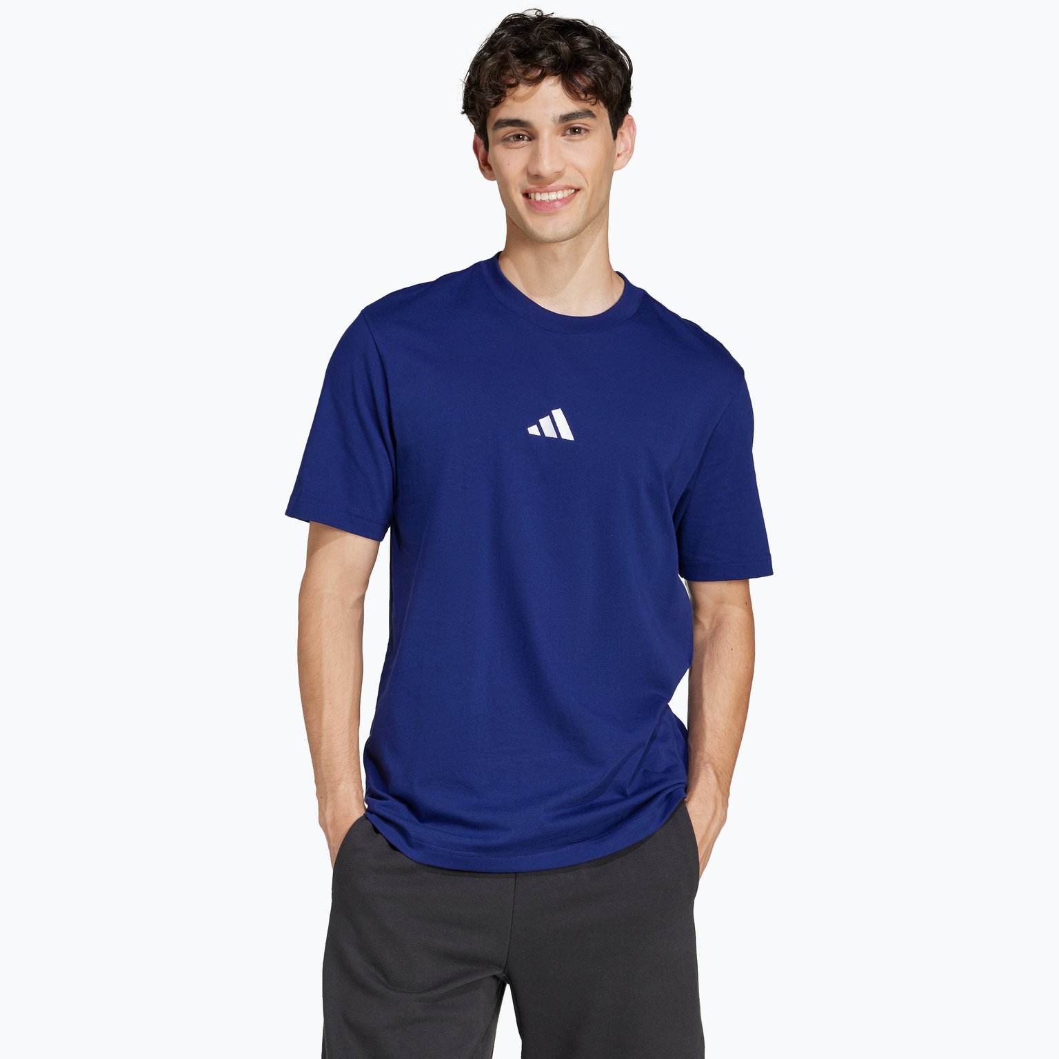 adidas Essentials Small Logo M t-shirt Blå