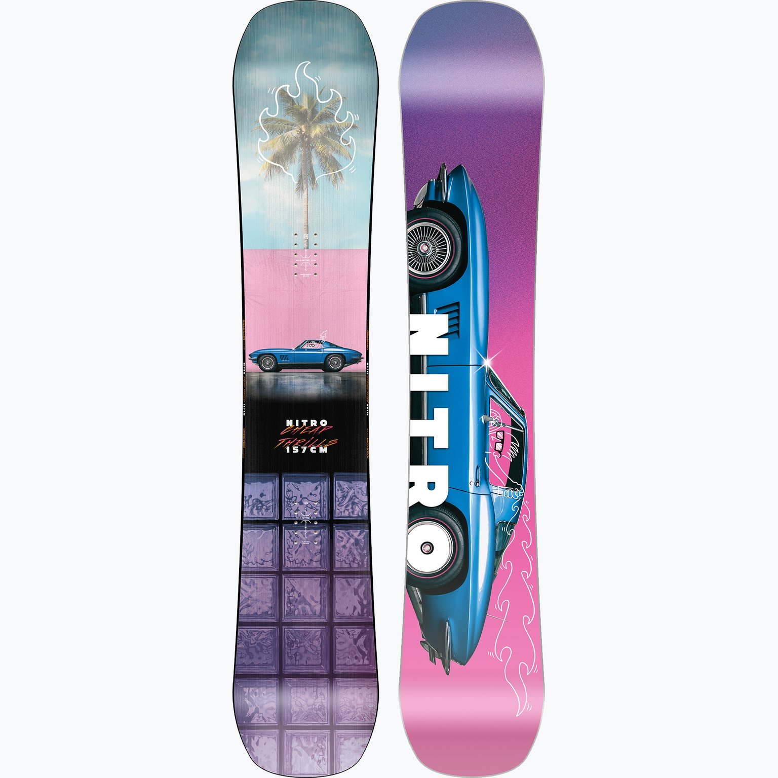 Nitro Cheap Thrills snowboard Rosa