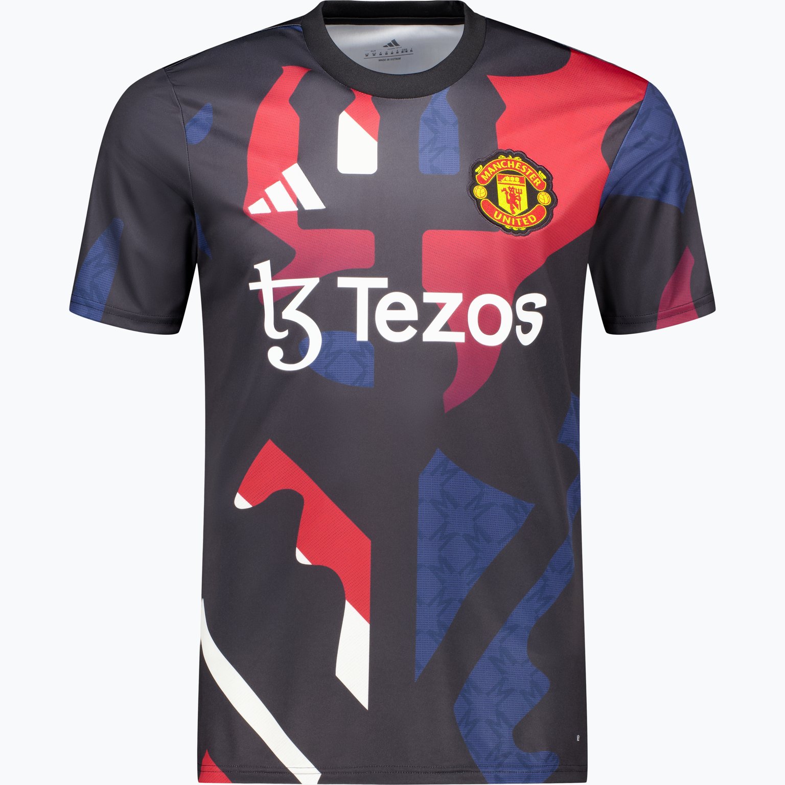 adidas Manchester United 24/25 Pre-Match M träningst-shirt Svart