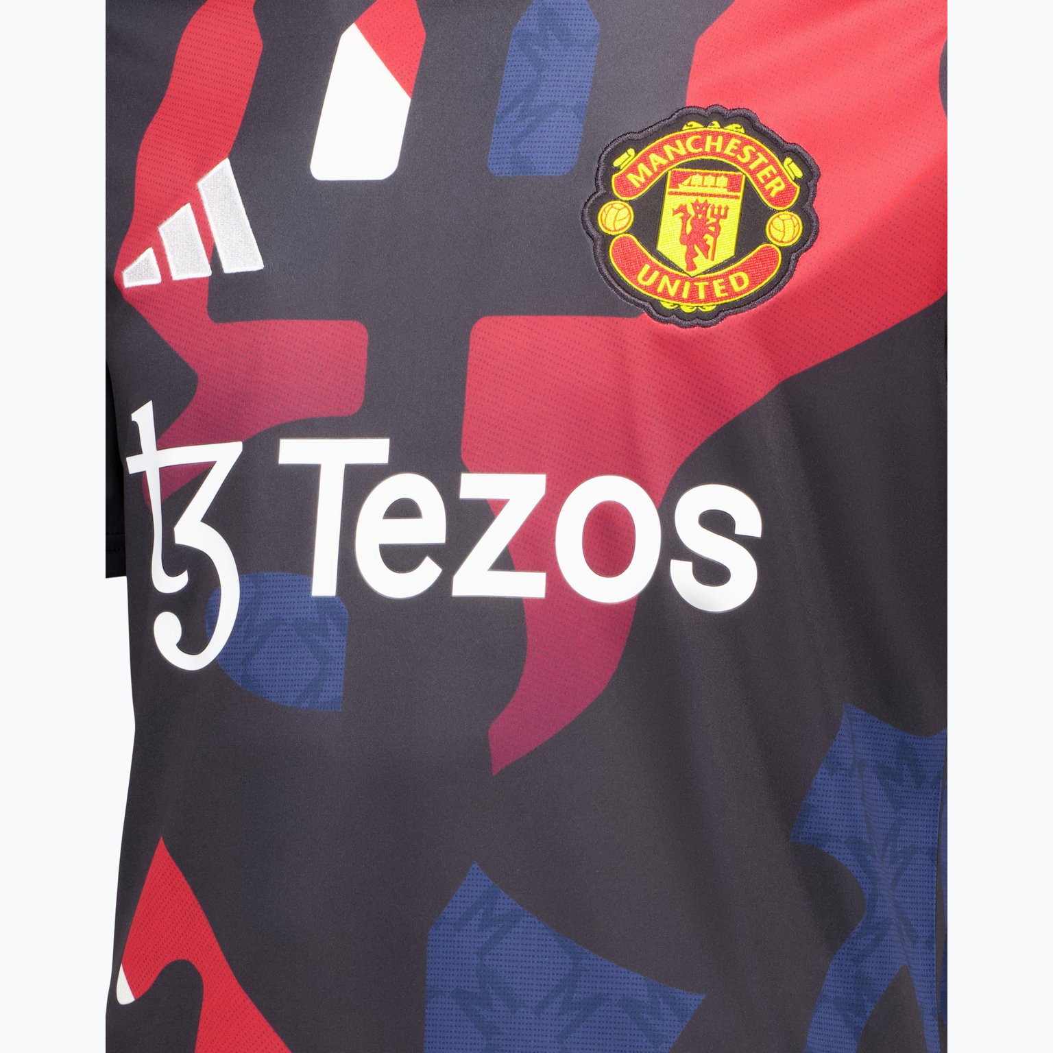 adidas Manchester United 24/25 Pre-Match M träningst-shirt Svart