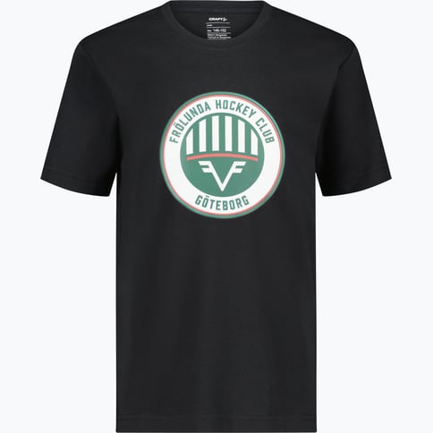 Frölunda Hockey CREST TEE 2.0 JR Svart