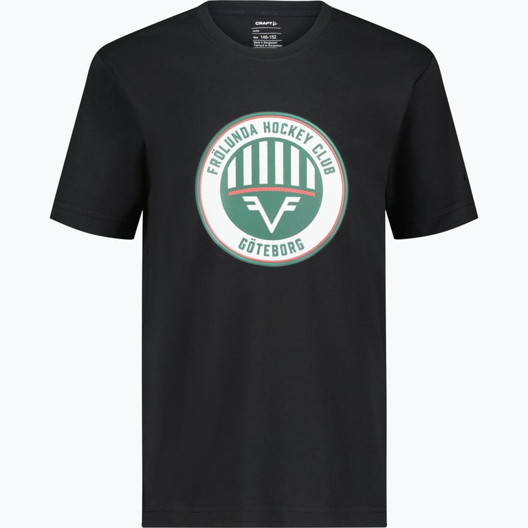 Frölunda Hockey CREST TEE 2.0 JR Svart