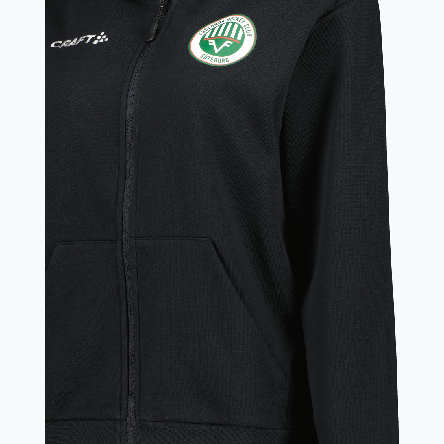 Frölunda Hockey CREST FZ HOOD 2.0 W Svart