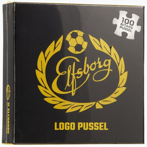 IF ELFSBORG  LOGO PUSSEL 100 BITAR  Svart