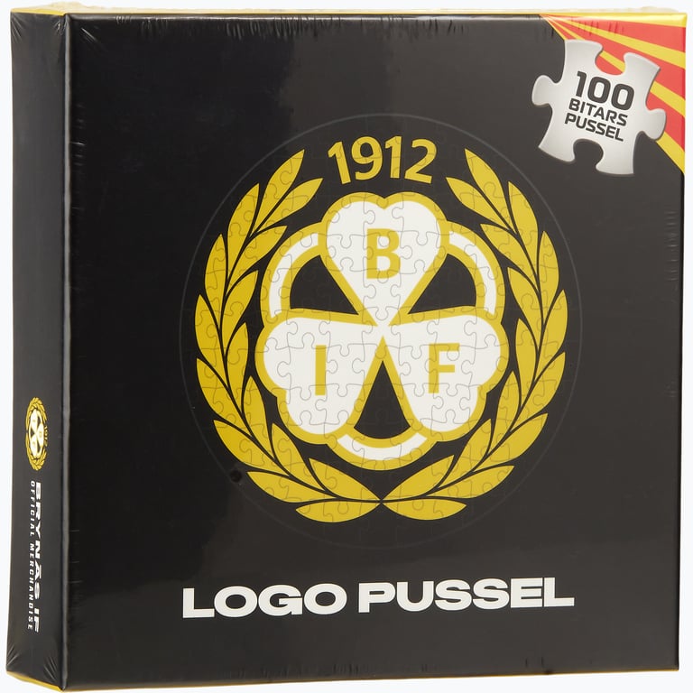 Brynäs IF  LOGO PUSSEL 100 BITAR  Svart