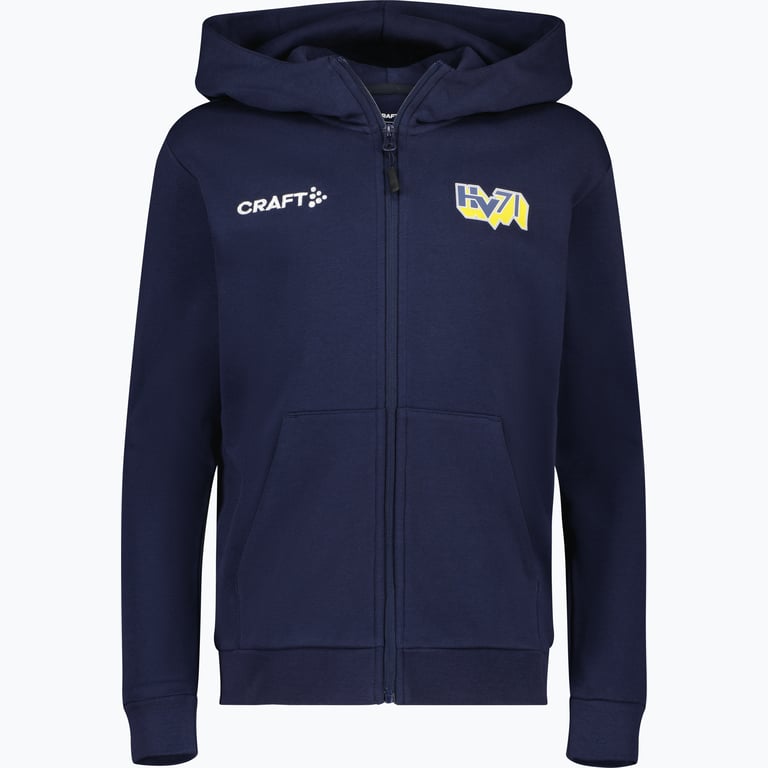 HV71 CREST FZ HOOD 2.0 JR Blå