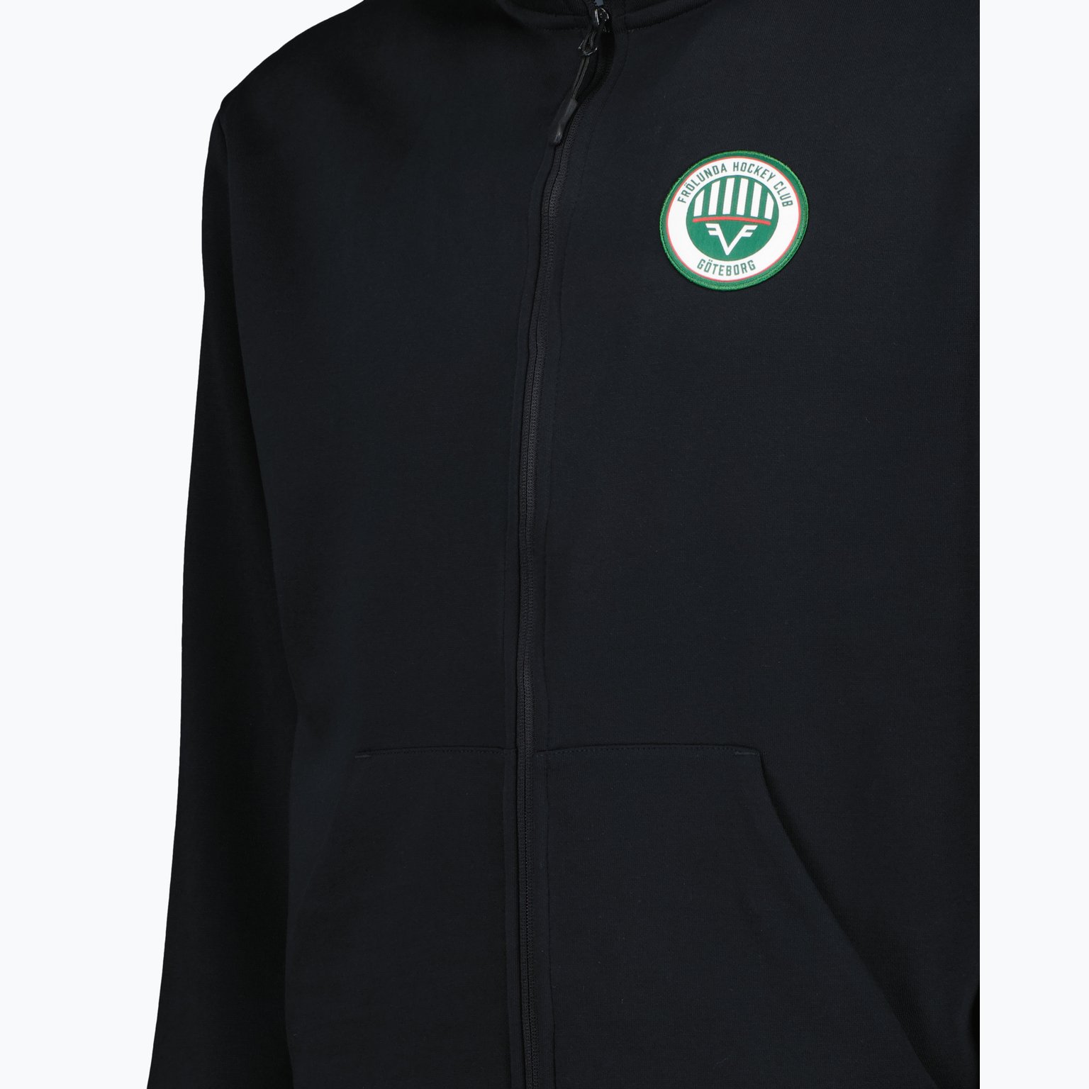 Frölunda Hockey EMB LOGO ZIP JKT M Svart