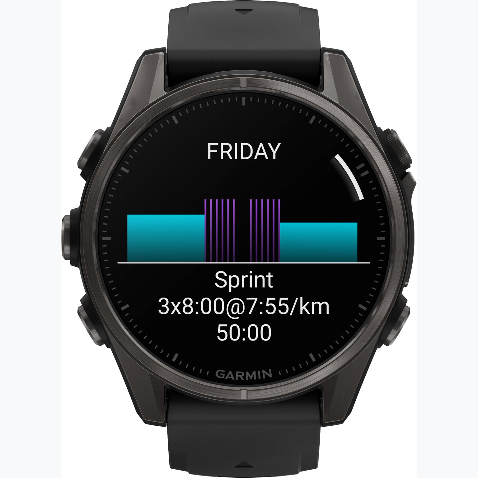 Garmin Fenix 8 43 mm AMOLED träningsklocka Svart