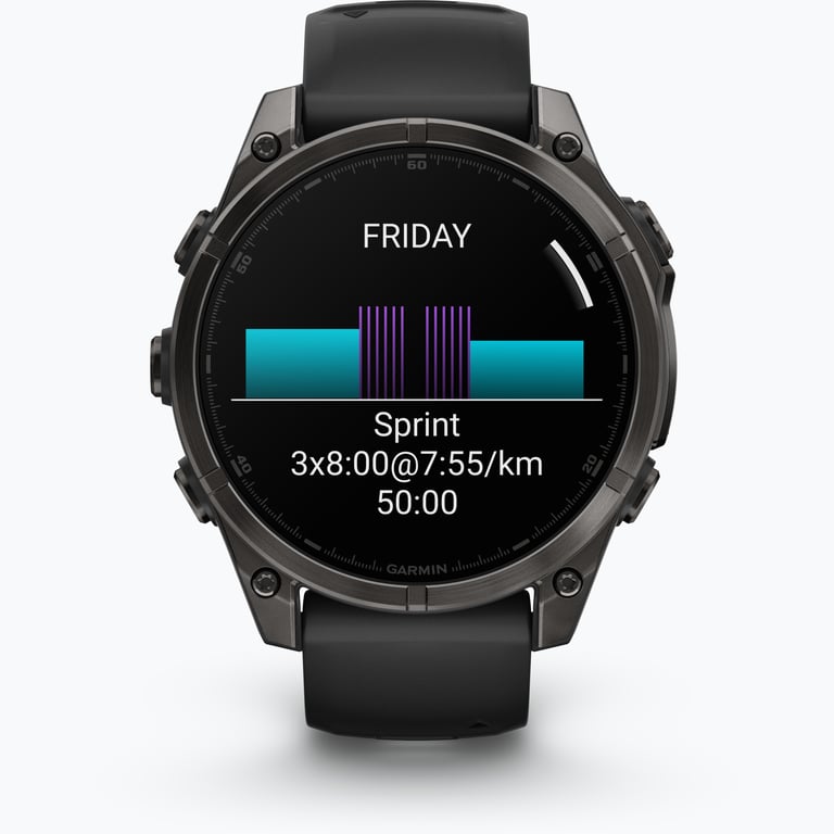 Garmin Fenix 8 47 mm AMOLED träningsklocka Svart