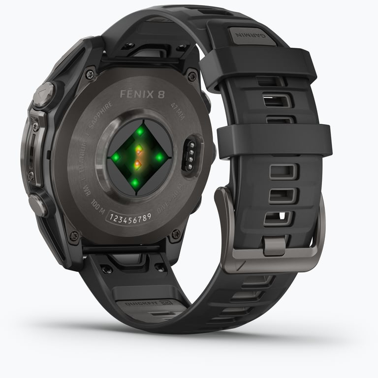 Garmin Fenix 8 47 mm AMOLED träningsklocka Svart