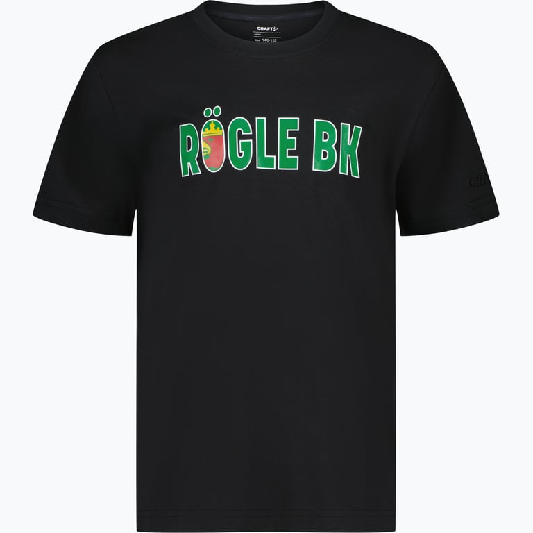 Rögle  BIG TEXT TEE JR Svart