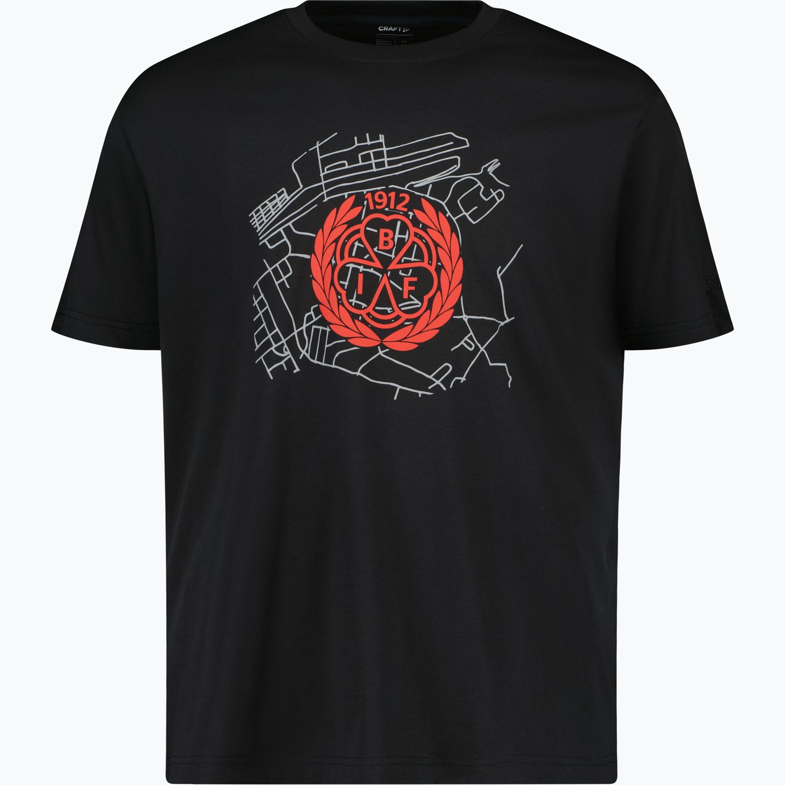 Brynäs IF TVÄRGATORNA CREST TEE M Svart