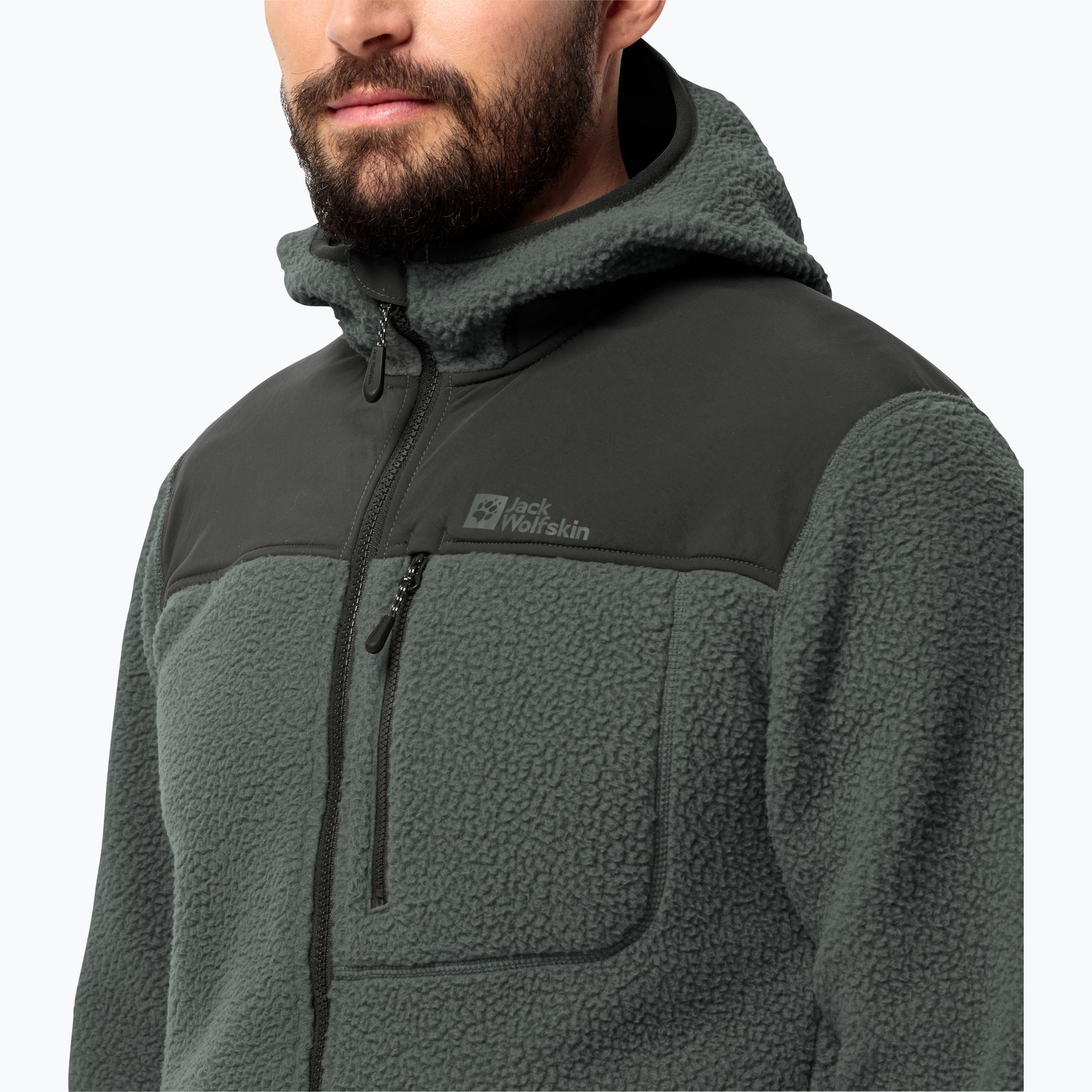 Jack Wolfskin Kammweg Pile M fleecejacka Grön