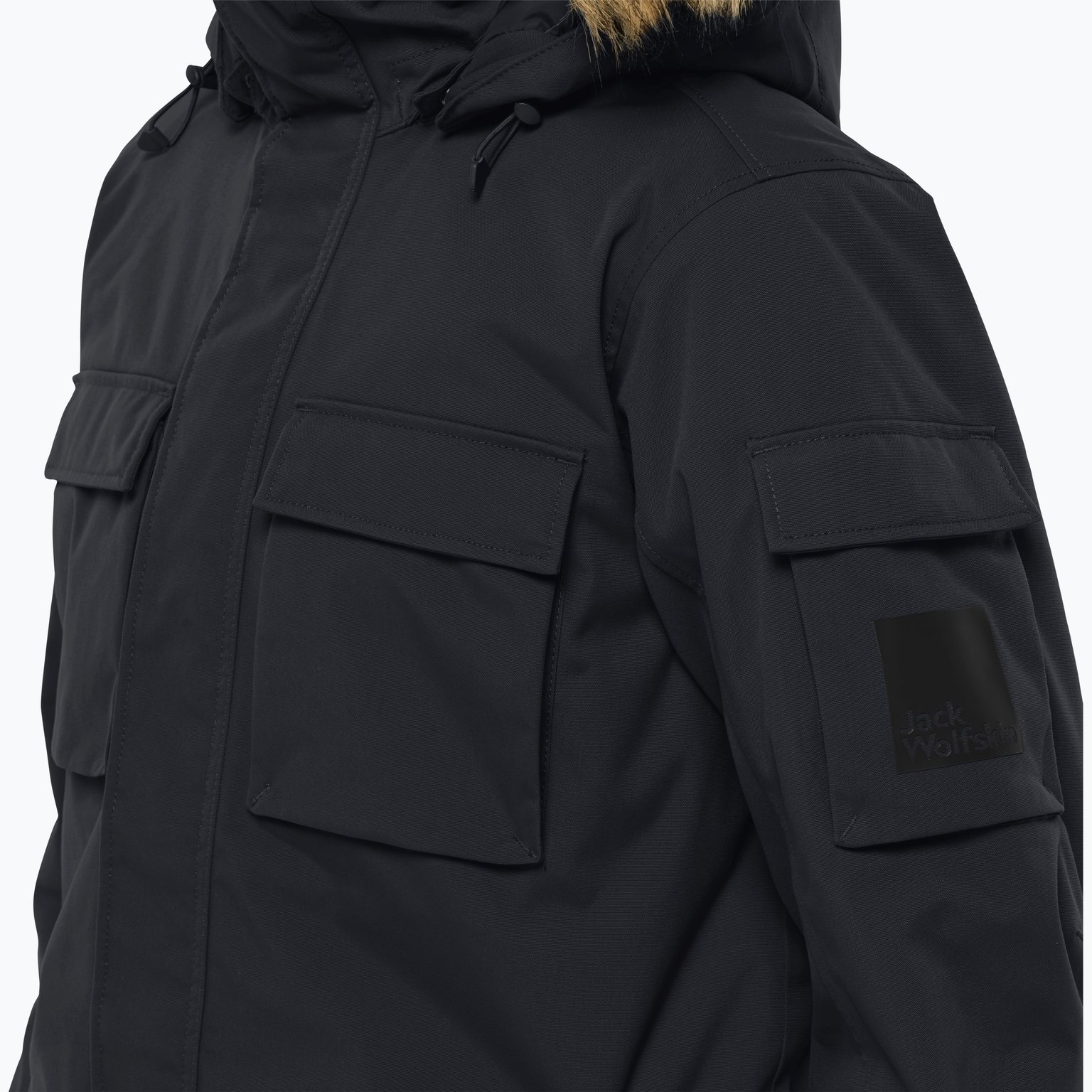 Jack Wolfskin Glacier Canyon Parka M vinterjacka Svart