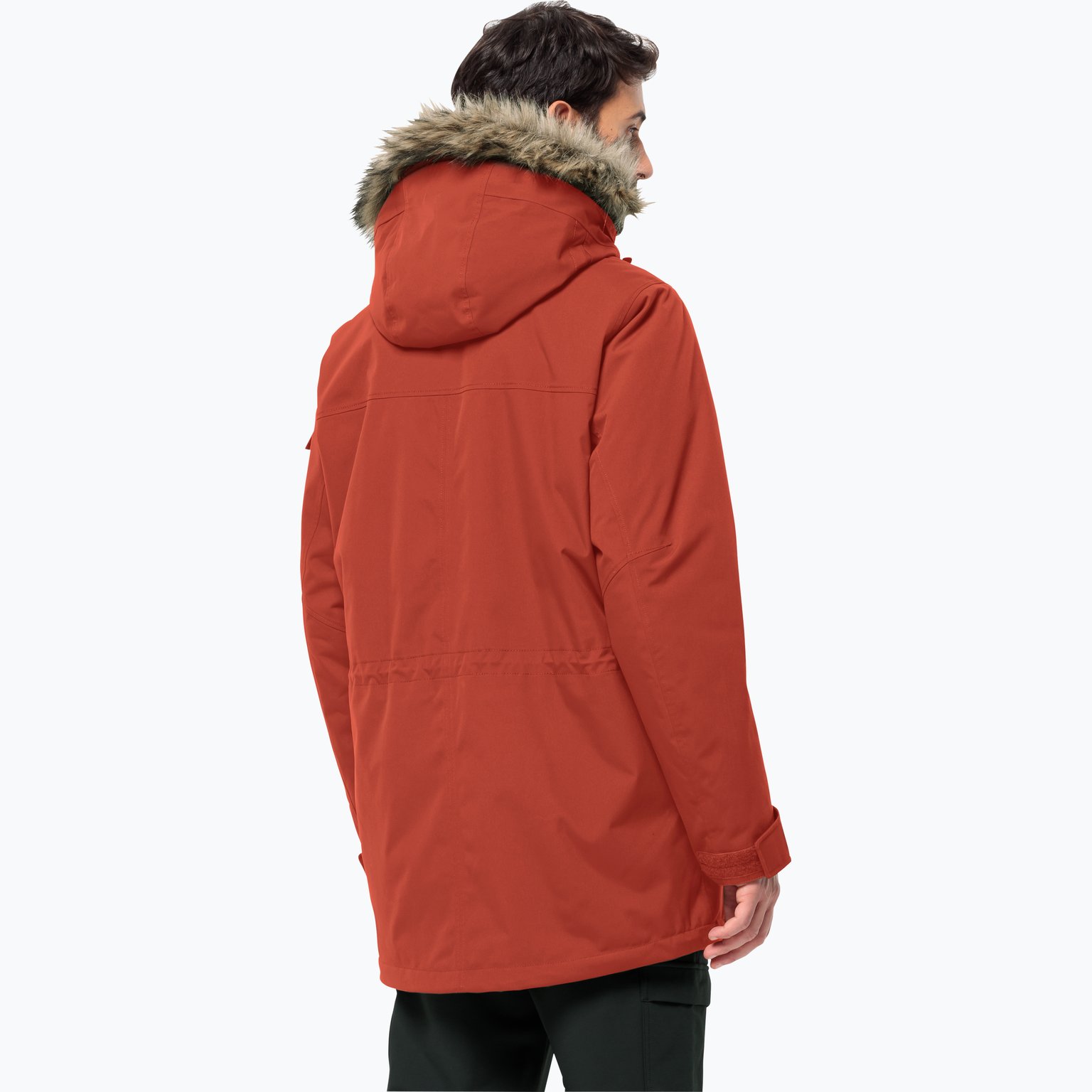 Jack Wolfskin Glacier Canyon Parka M vinterjacka Röd