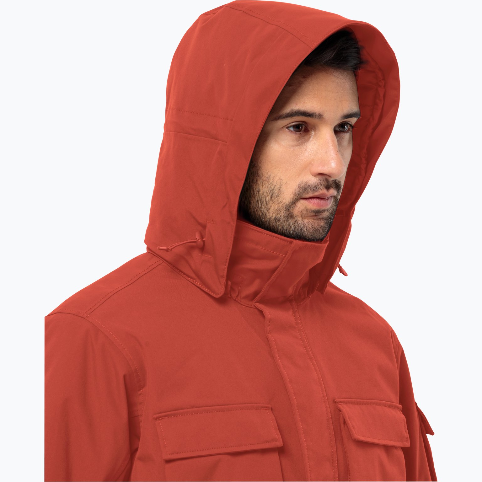 Jack Wolfskin Glacier Canyon Parka M vinterjacka Röd