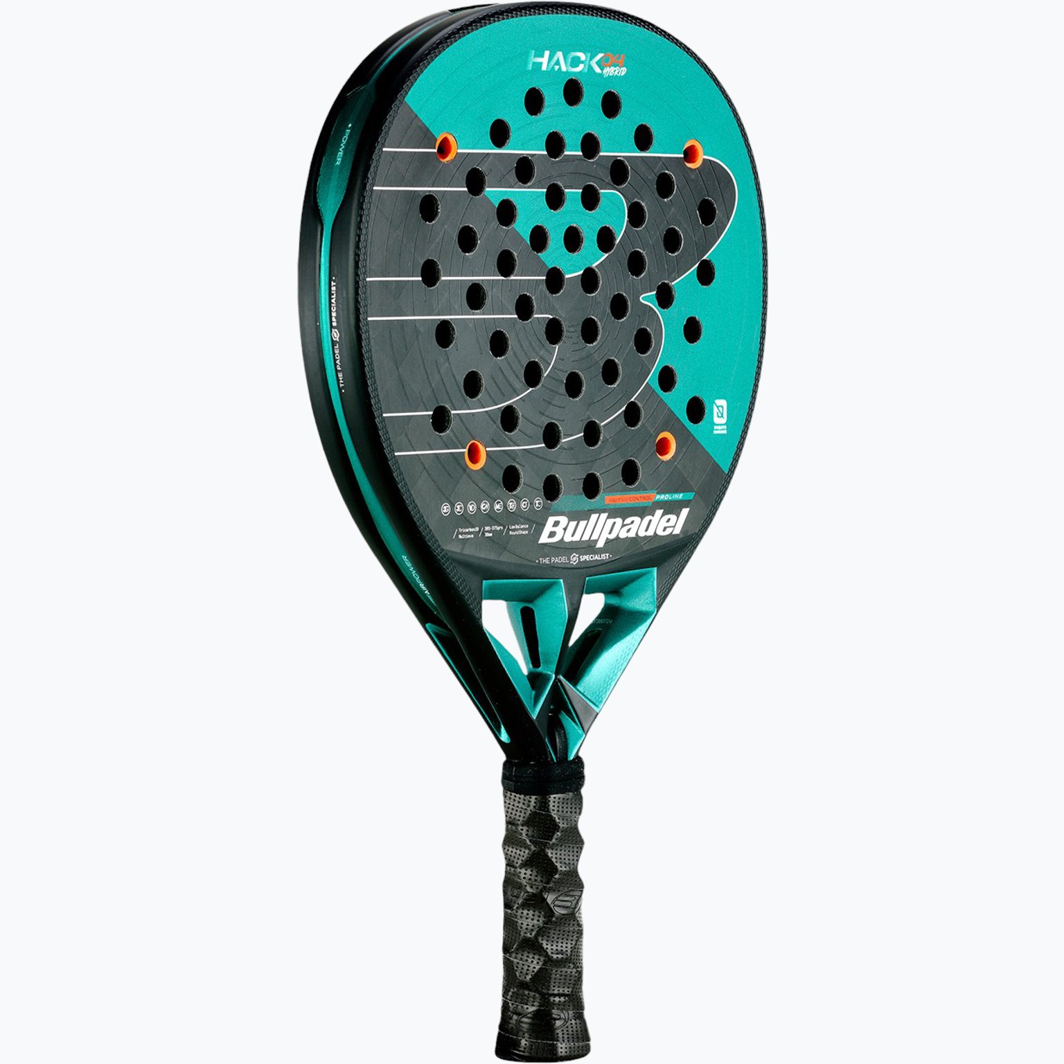 Bullpadel Hack 04 Hybrid 25 padelracket Svart