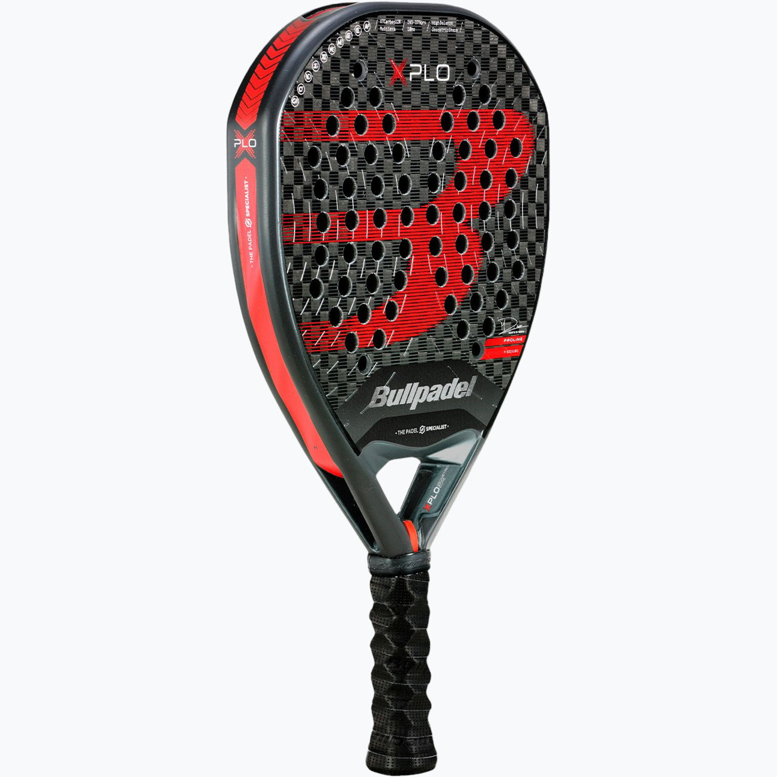 Bullpadel XPLO 25 padelracket Svart