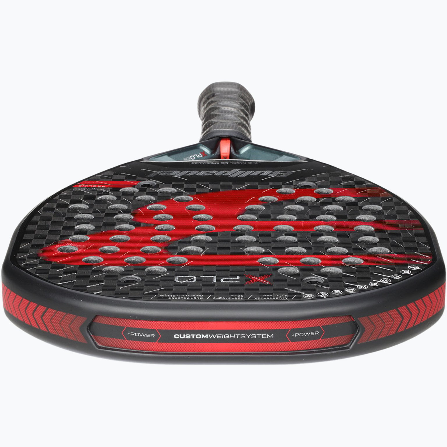 Bullpadel XPLO 25 padelracket Svart